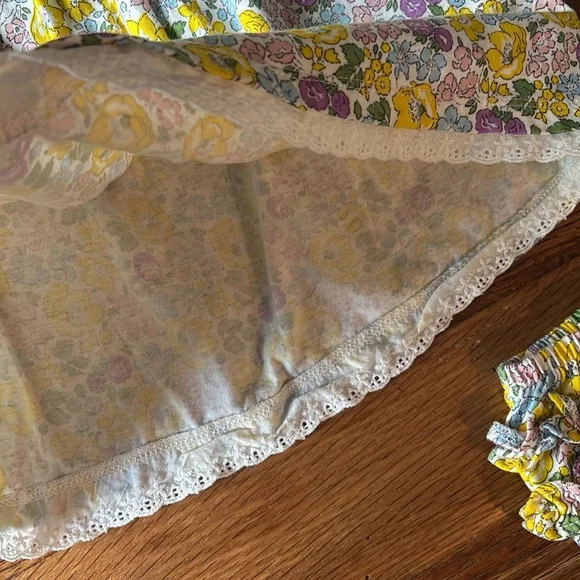 Baby Boden Floral Baby Dress with Bloomers - Picture 7 of 9